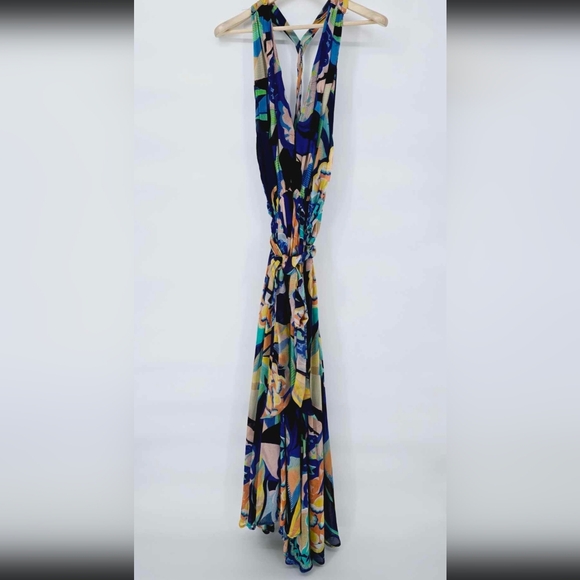 Anthropologie Alexandra Farmer Printed Maxi Dress size 2X New - Picture 4 of 15